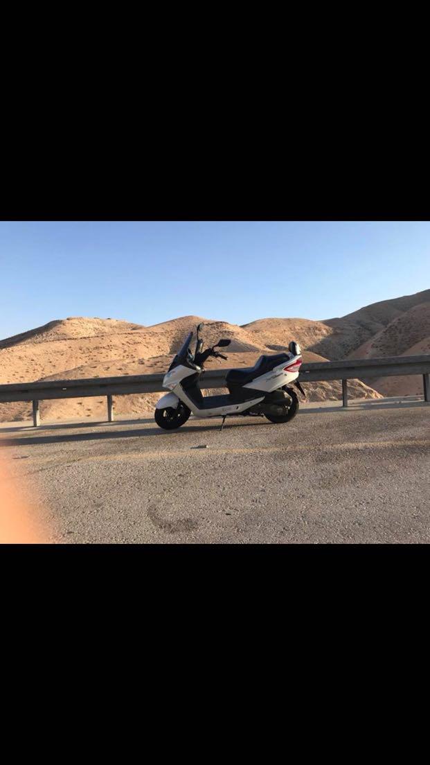 קטנוע ג׳וירייד 200 למכירה 24 קמ אחרי טיפול צמיגים וקלאץ