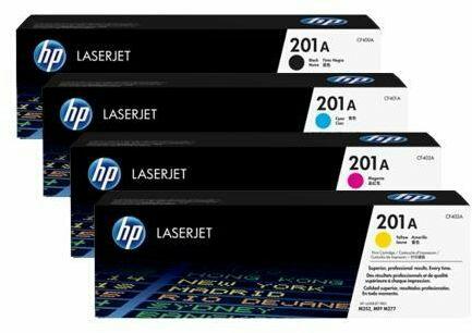 hp 201a סט של כל הטונרים