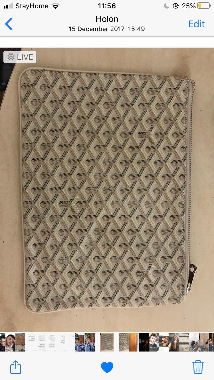 תיק goyard רפליקה איכותי בצבע בז׳ 