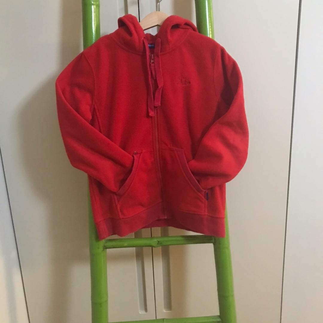 קפוצון פליז מחמם ונעים בצבע אדום וכחול keds מידה 12