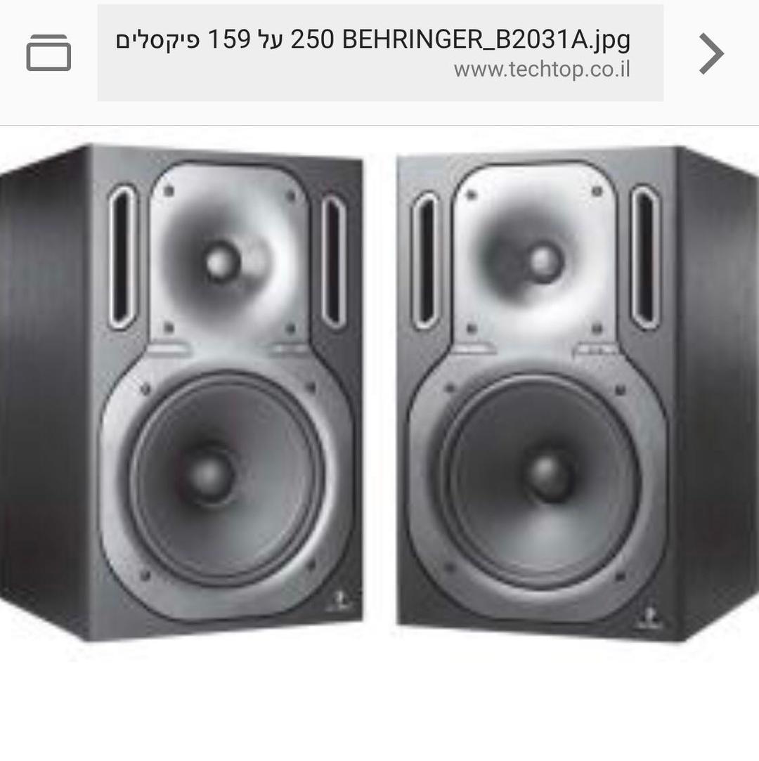 מוניטורים אולפניים של חברת ברינגר עם סאונד מדהים