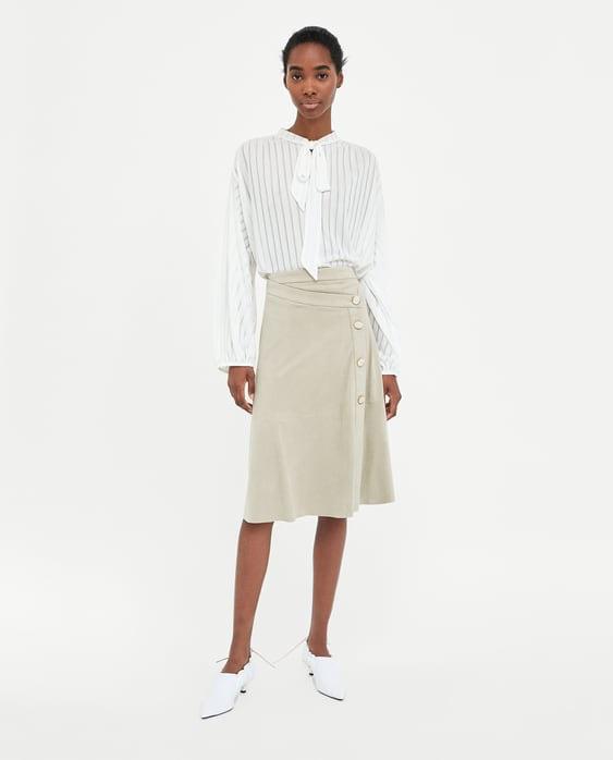 חצאית זמש Zara