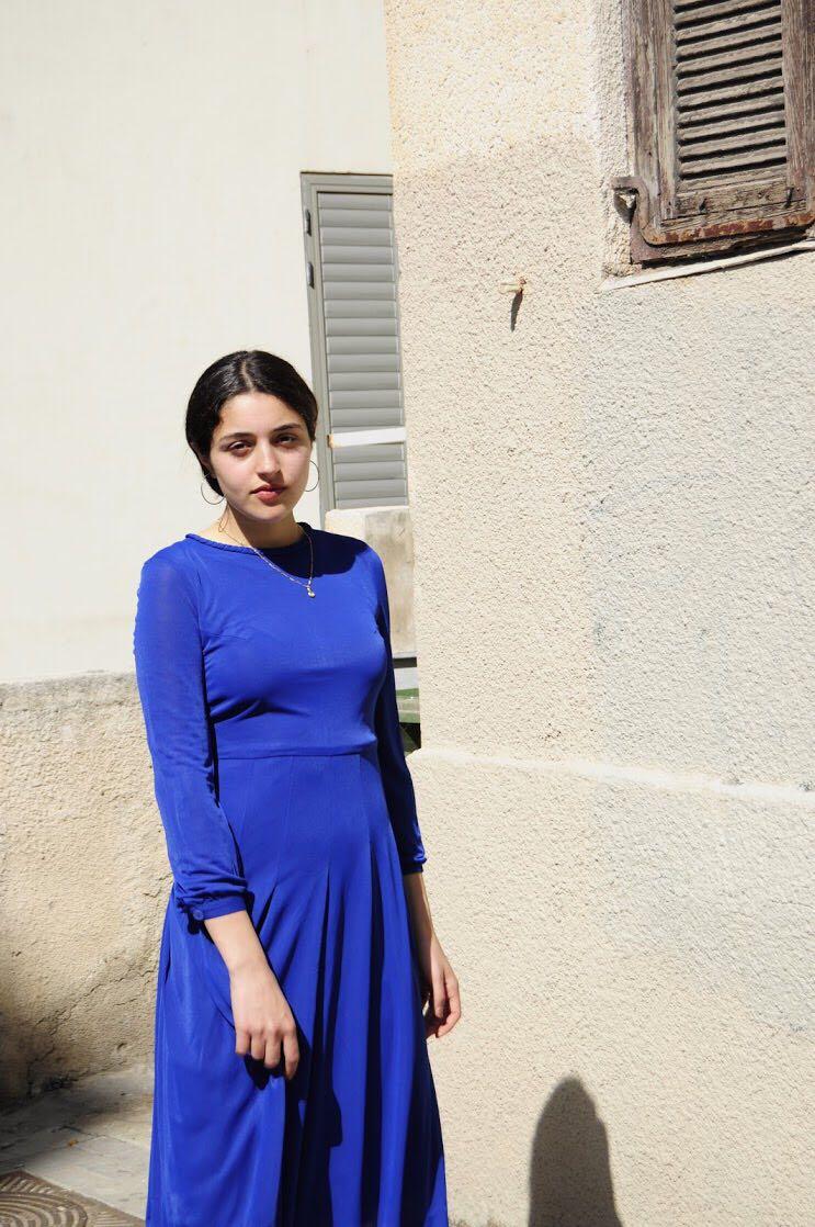 Blue Japanese dress