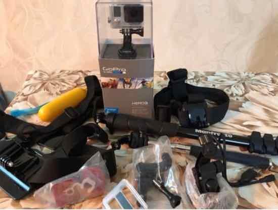 ⛔️גופרו Gopro hero הירו 3 פלוס + סילבר⛔️הופעל פעם אחת בלבד! עם מתנה אביזרים בשווי מעל 300₪