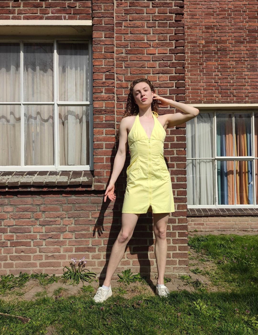 Yellow vintage Levi’s dress