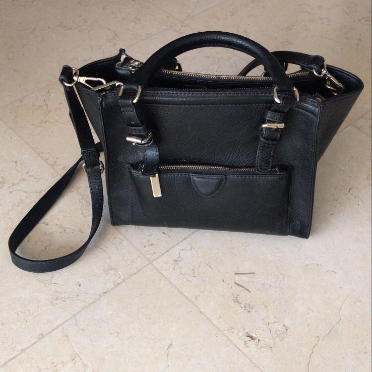 תיק צד שחור Zara