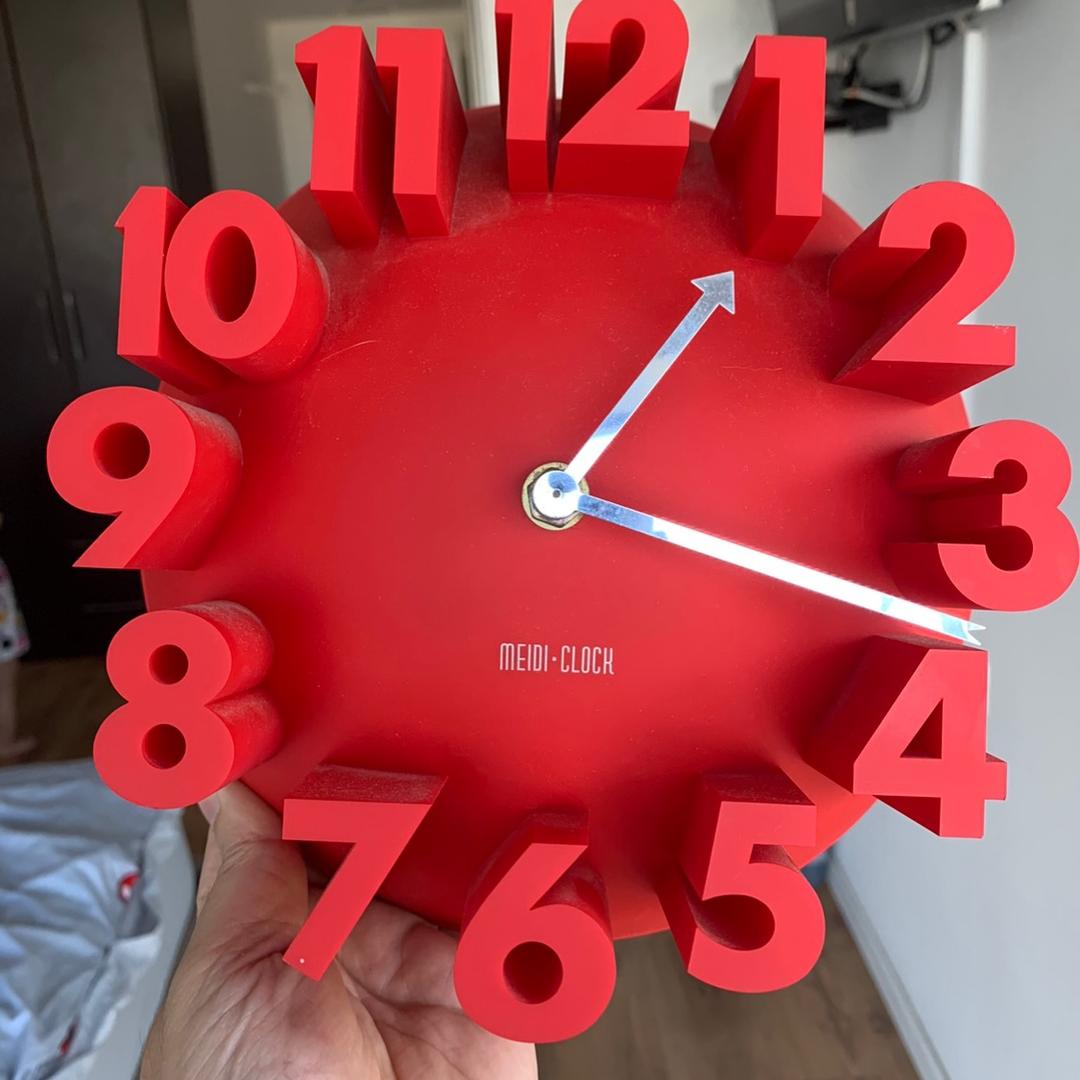 שעון קיר תלת מימד
