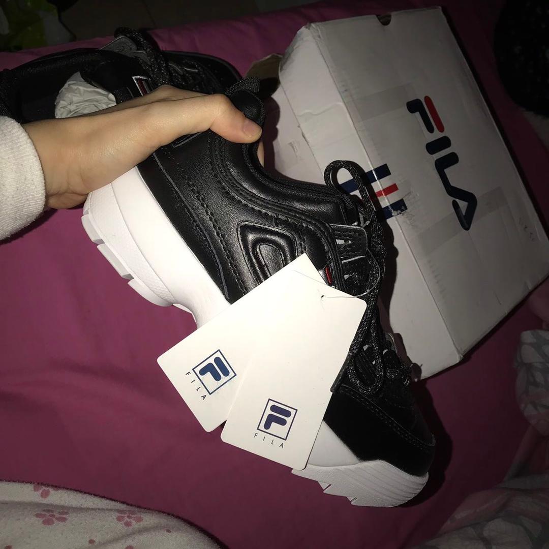 נעלי פילה שחורות Fila Disruptor