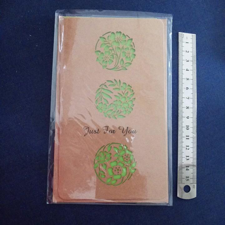 כרטיסי ברכה למכתב, מגיע עם מעטה, המחיר ליחידה