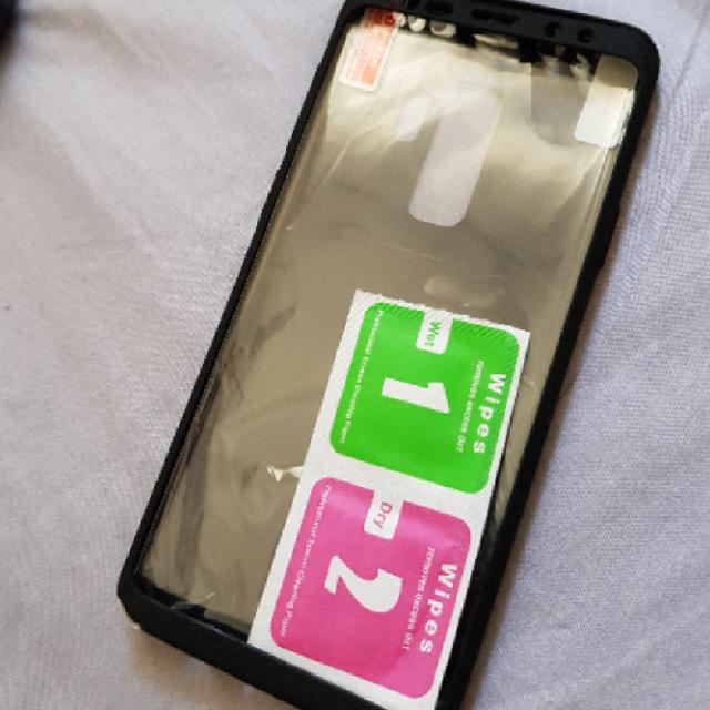 מגן 360! + מגן סיליקון! +Galaxy s8/s8+/s9