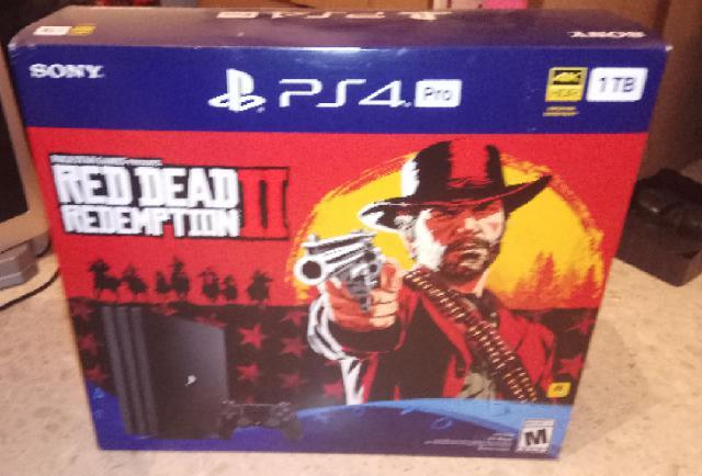 PS4 PRO Red Dead Redemption 2 bundle