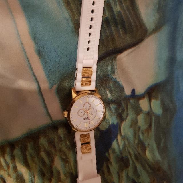 24k golden watch