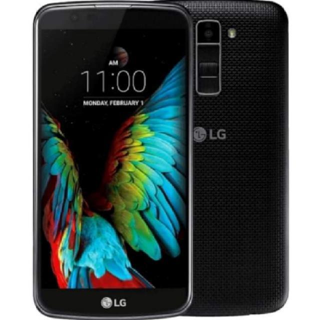 פלאפון LG K10 יד שנייה במצב חדיש כולל מגן שחור/אפור