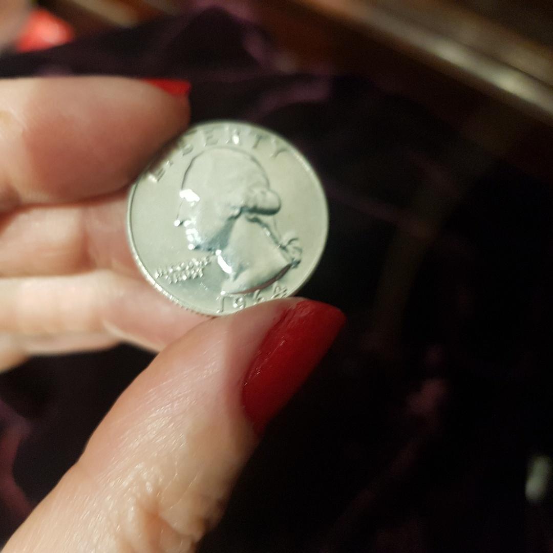 למכירה 3 מטבעות כסף וושינגטון ( 90% כסף) שנת 1964.